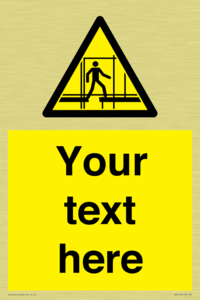 Custom Scaffold Incomplete Sign